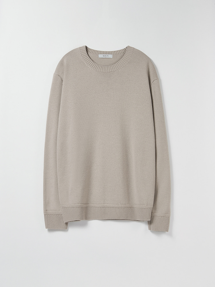 Essential Pure Wool Knit (Oatmeal)