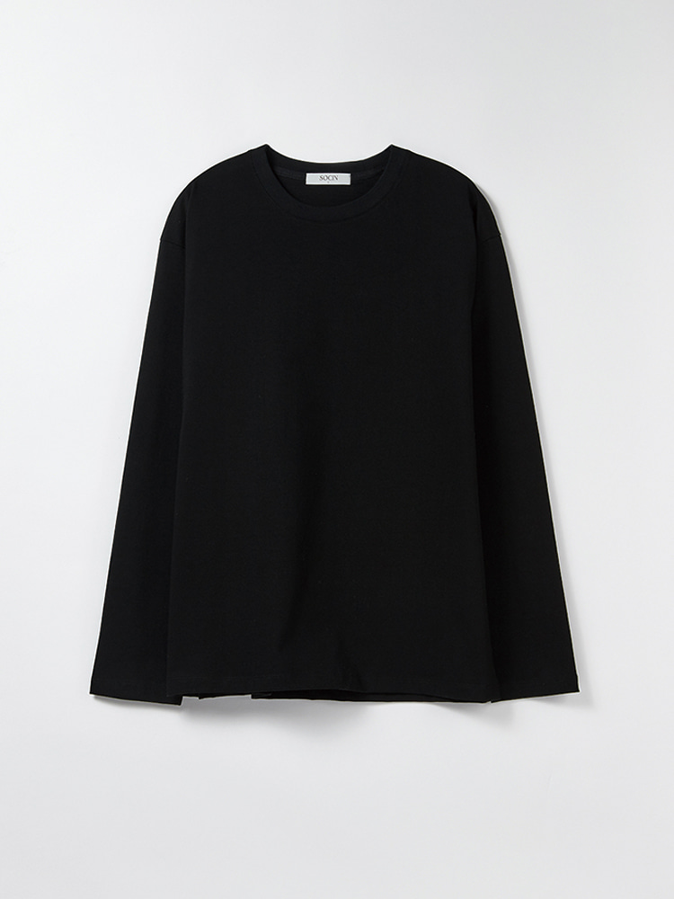 Essential Long Sleeve T-shirt (Black)