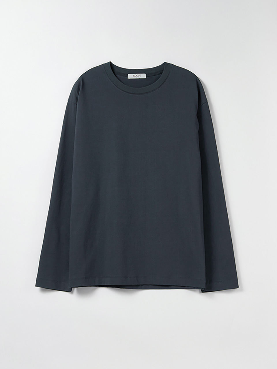 Essential Long Sleeve T-shirt (Charcoal)