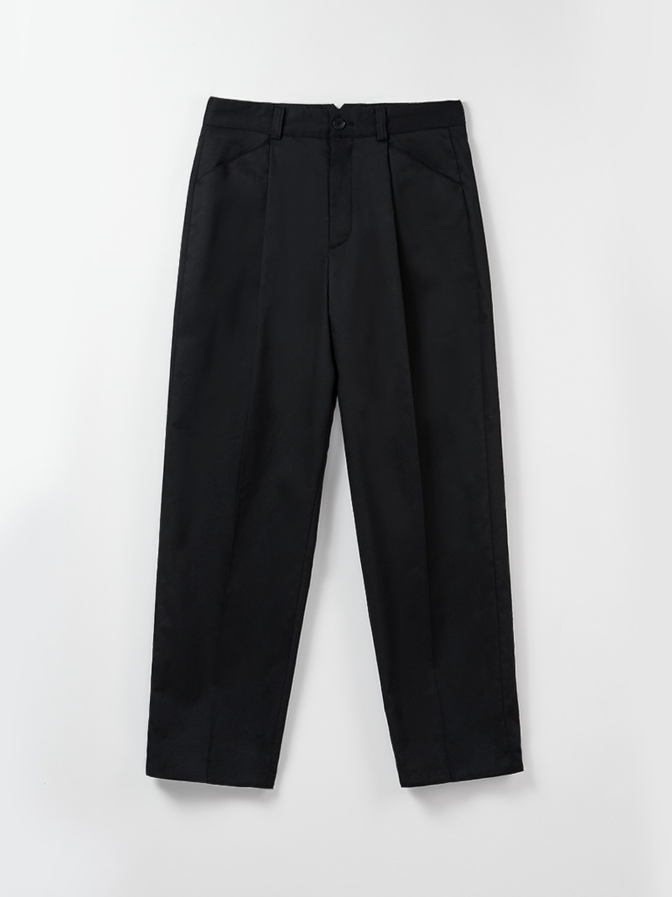 Cotton Relaxed Pants (Black)