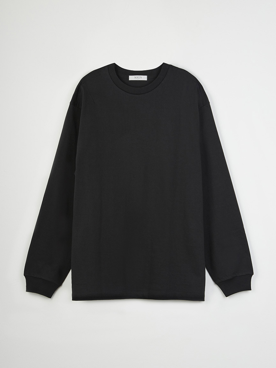 Relaxed Long Sleeve T-Shirt (Black)