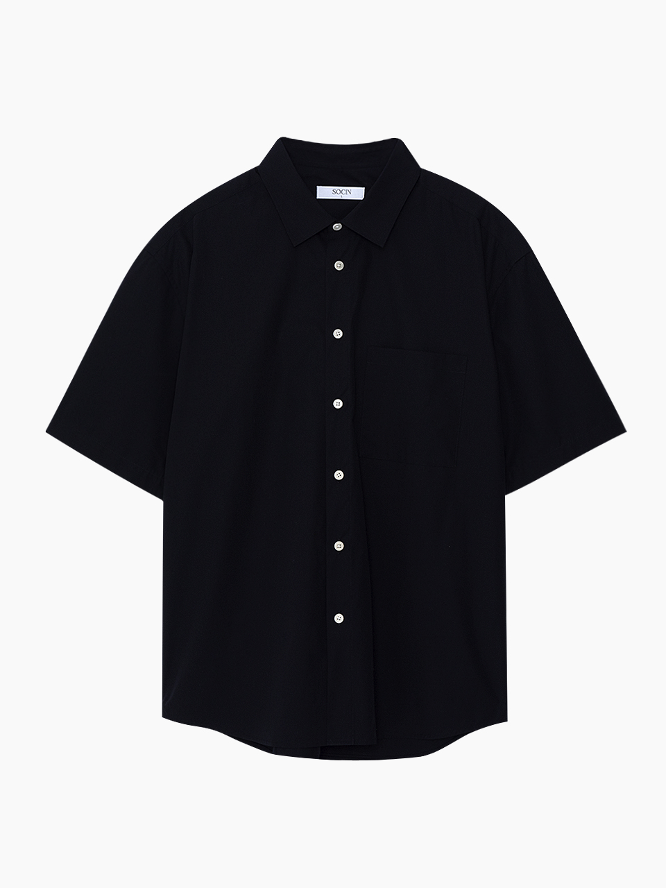 Premium Cotton urban half shirt (Black)