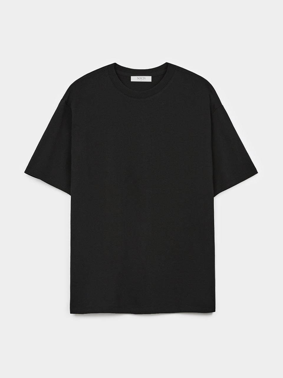 Silky Cotton Half T-shirts (Black)